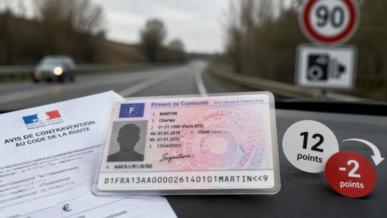 Infractions et retrait de points